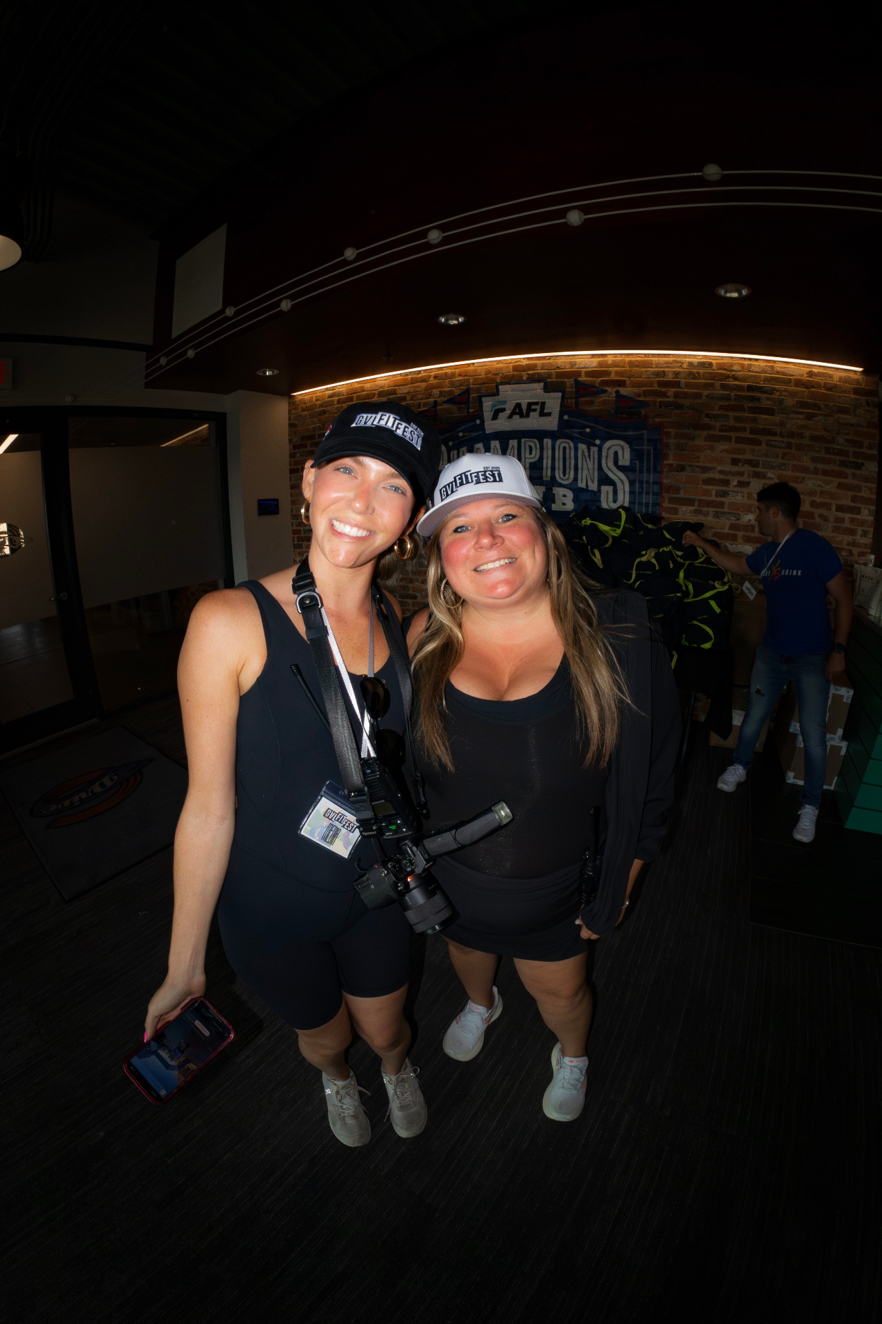 Madi and Tabi in the AFL Champions Club