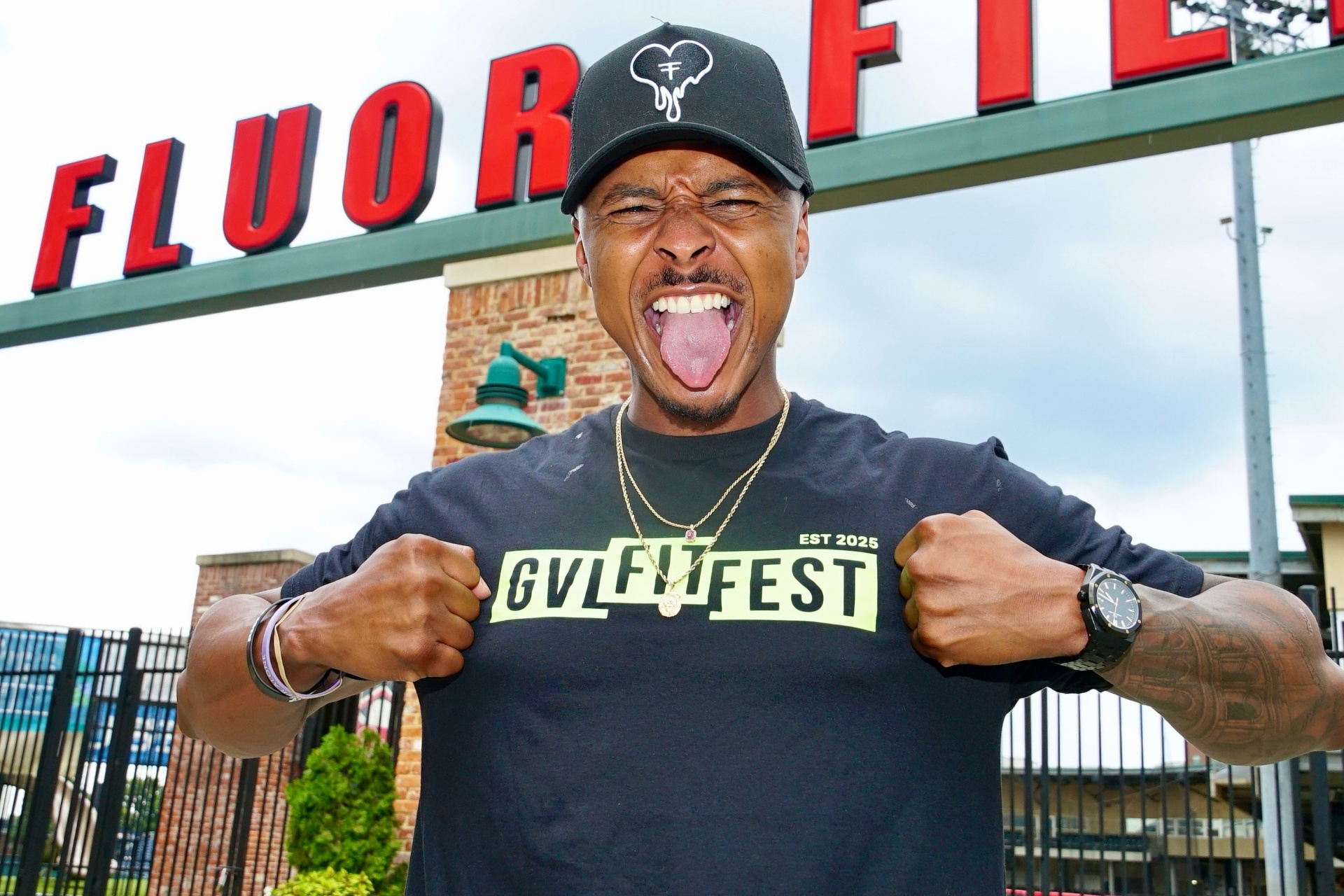 GVL FIT FEST ambassador at Fluor Field